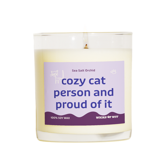 Cozy Cat Person and Proud of It