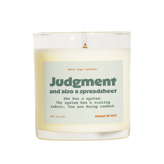 Judgment and Also a Spreadsheet