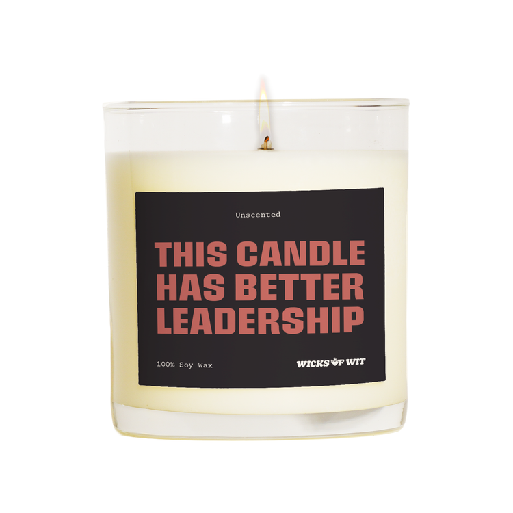 This Candle Has Better Leadership